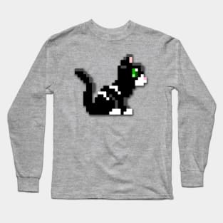 Pixel Cat Long Sleeve T-Shirt